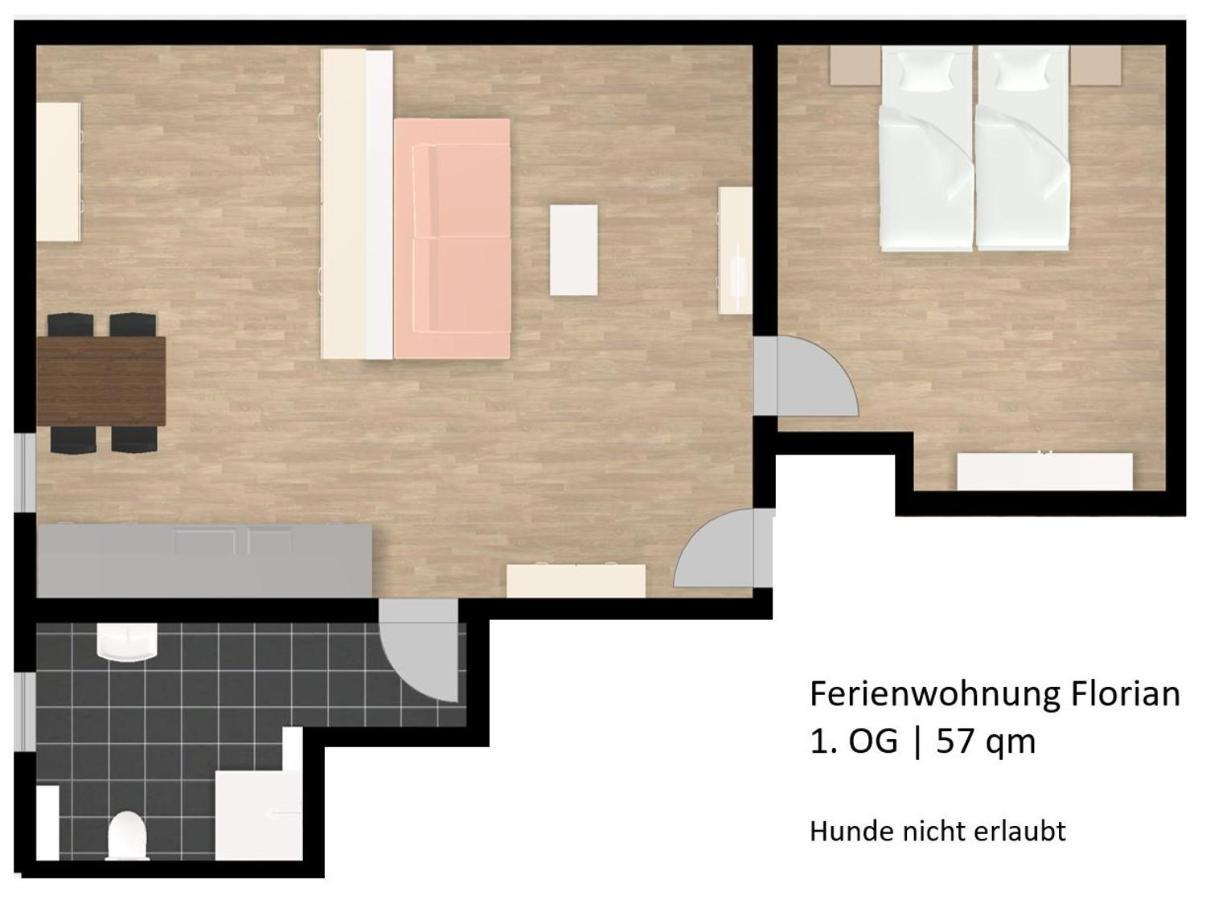 Übersee Ferienwohnungen Bachblick المظهر الخارجي الصورة